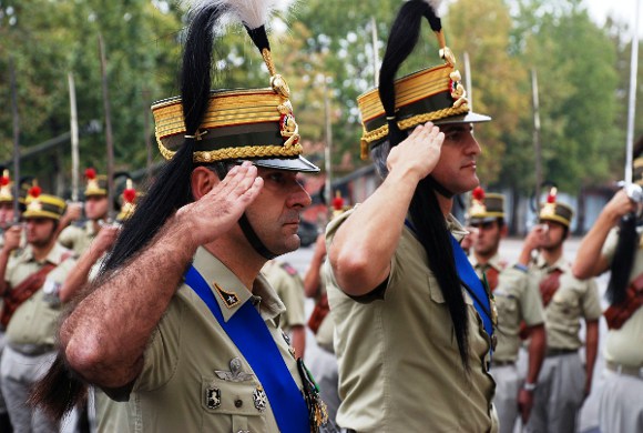 28 settembre 2007 - Nuovo Comandante di Reggimento - Un momento della cerimonia