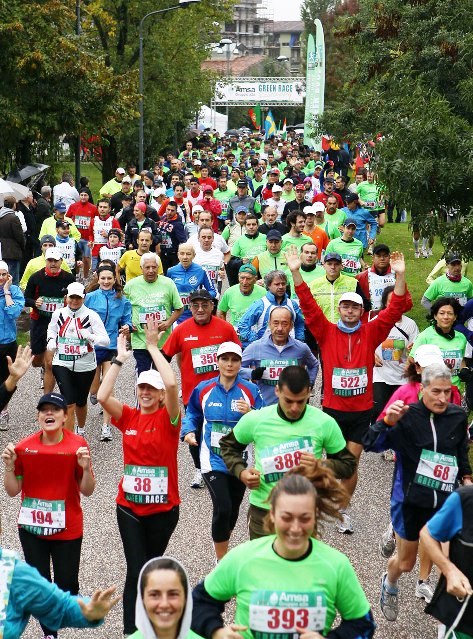 “Green Race”: la pioggia non ferma gli eco-atleti